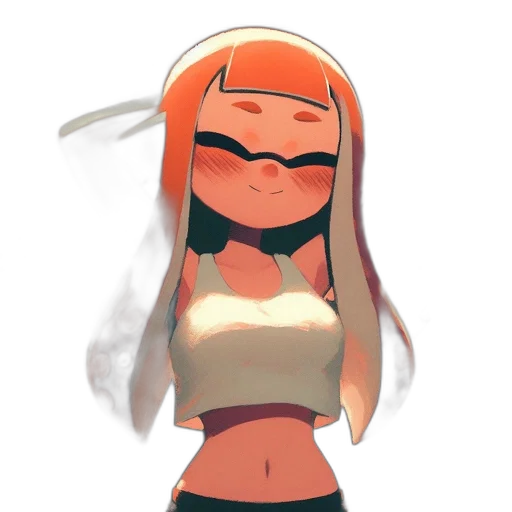 dress, mask, hat, weapon, concept art, anime, 3d render, pixel art transparent PNG cut-out