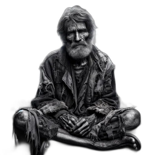 face, jacket, pencil sketch, concept art, photorealistic, comic book art, aging, man transparent PNG cut-out