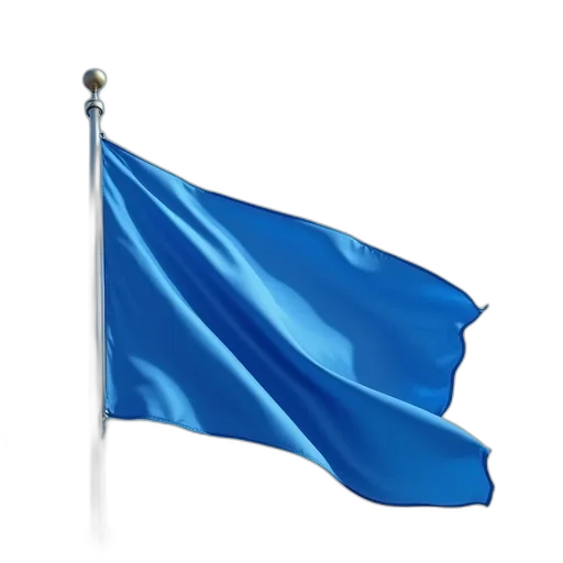 staff, weapon, umbrella, blue, white, flag, border, left transparent PNG cut-out