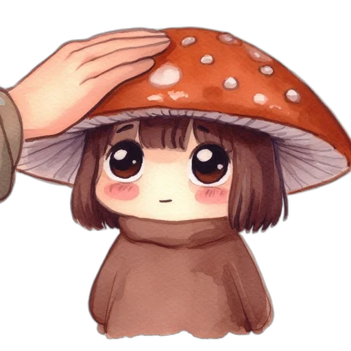 hat, creature, staff, animal, watercolor, anime, concept art, fantasy art transparent PNG cut-out