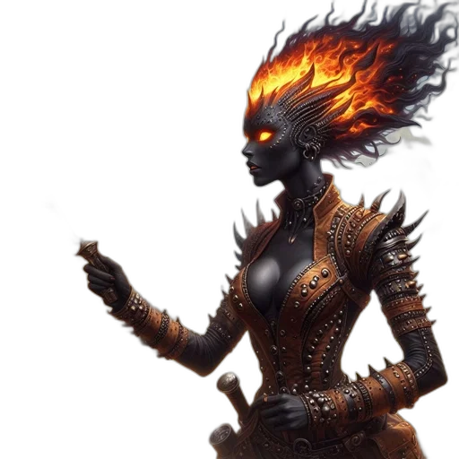 staff, dragon, fantasy art, concept art, comic book art, pixel art, fire, dark transparent PNG cut-out
