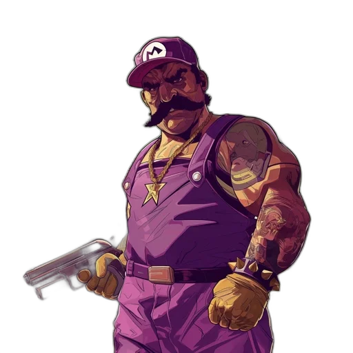weapon, staff, concept art, pixel art, comic book art, vaporwave, mario, animated transparent PNG cut-out