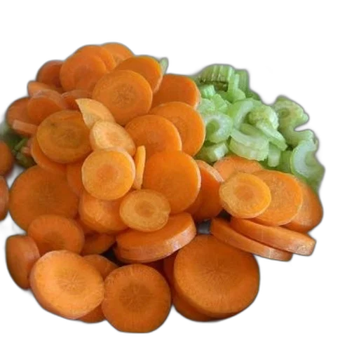 food, crown, jewelry, 3d render, bowl, sliced, carrots, celery transparent PNG cut-out