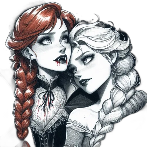 crown, fantasy art, comic book art, concept art, cartoon, snow, monochrome, dark transparent PNG cut-out