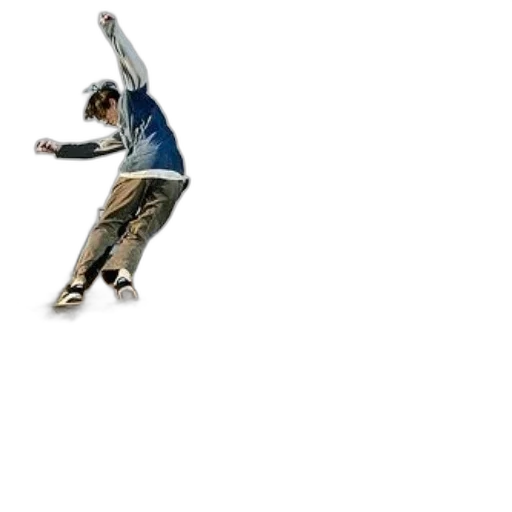 staff, jacket, 3d render, photorealistic, skateboarder, performs, trick, ramp transparent PNG cut-out