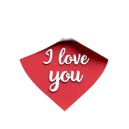 handmade, valentine, day, card, red, background, heart-shaped, cutout transparent PNG cut-out