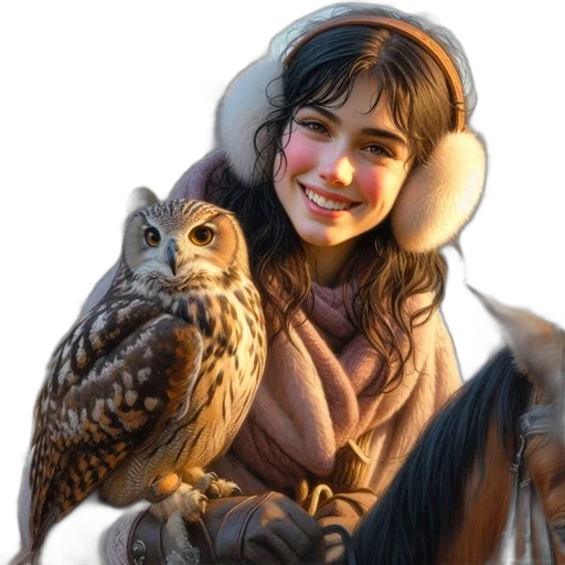 animal, face, creature, mask, fantasy art, concept art, photorealistic, oil painting transparent PNG cut-out