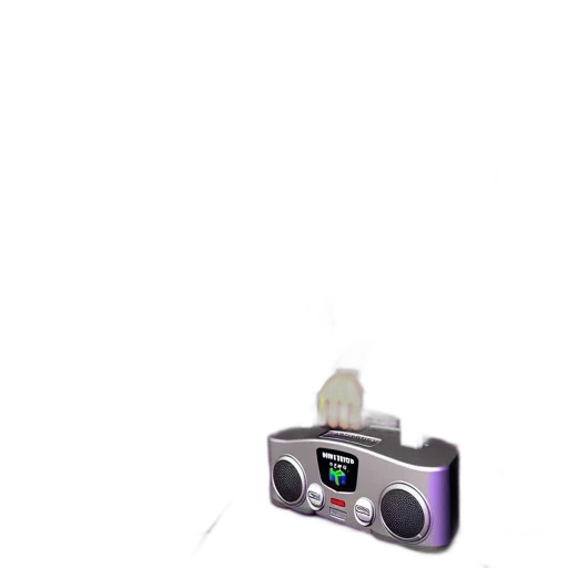 robot, staff, weapon, car, 3d render, photorealistic, concept art, vaporwave transparent PNG cut-out