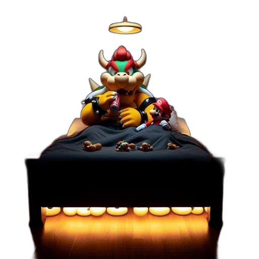 crown, concept art, 3d render, inside, dimly, lit, room, large transparent PNG cut-out