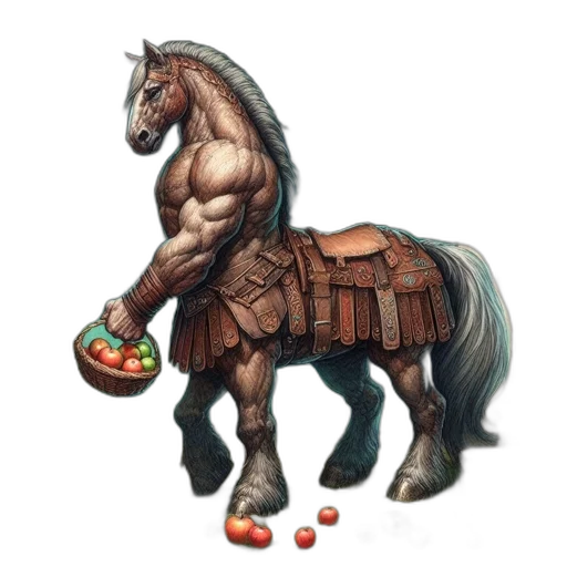 animal, food, creature, dragon, fantasy art, concept art, pixel art, 3d render transparent PNG cut-out