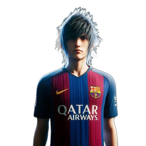 photorealistic, fantasy art, concept art, pixel art, young, male, football, player transparent PNG cut-out