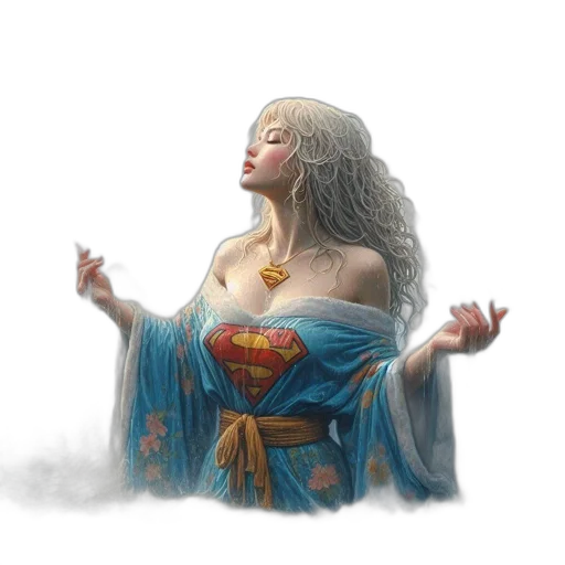 fantasy art, concept art, comic book art, photorealistic, female, figure, traditional, japanese transparent PNG cut-out