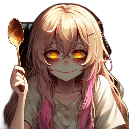 mask, food, face, staff, anime, pixel art, concept art, fantasy art transparent PNG cut-out