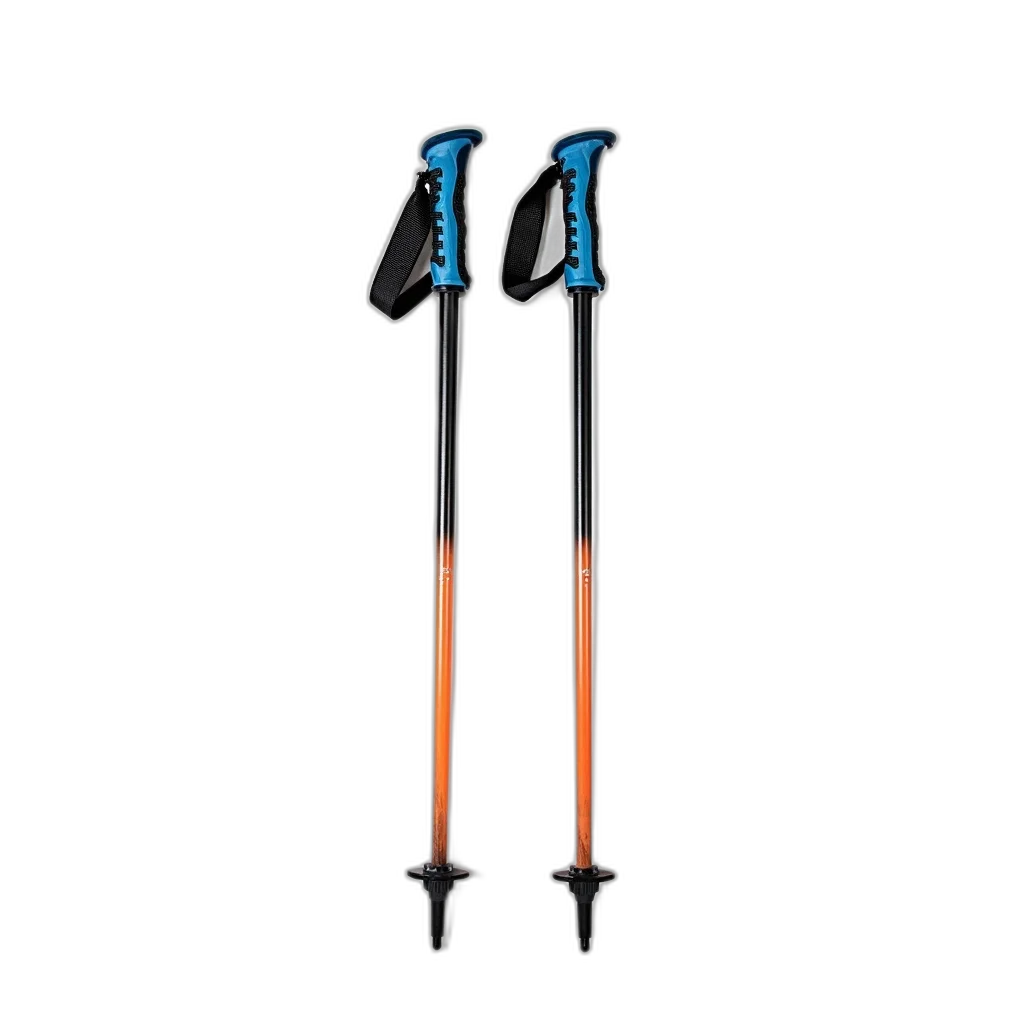 staff, umbrella, sword, weapon, 3d render, pair, black, blue transparent PNG cut-out