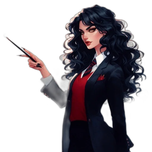 staff, jacket, concept art, fantasy art, comic book art, cartoon, dark, young transparent PNG cut-out
