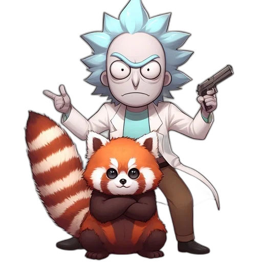 animal, staff, weapon, creature, concept art, cartoon, pixel art, comic book art transparent PNG cut-out