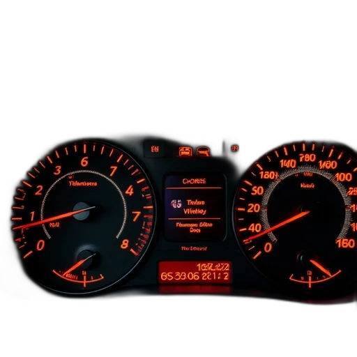 car, dash, board, shows transparent PNG cut-out