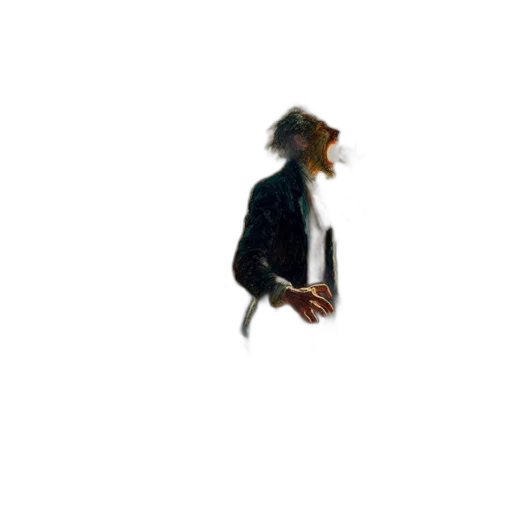 jacket, robot, creature, animal, concept art, 3d render, pixel art, photorealistic transparent PNG cut-out