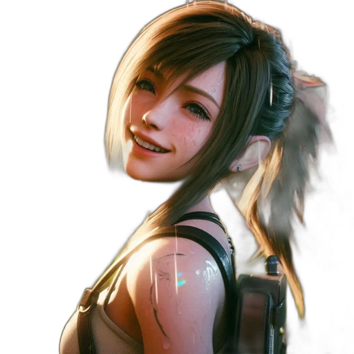 face, staff, weapon, photorealistic, concept art, cyberpunk, fantasy art, dark transparent PNG cut-out