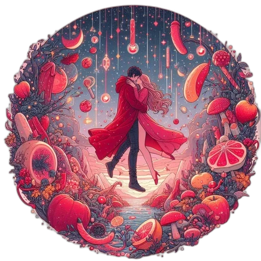 umbrella, jacket, fantasy art, concept art, watercolor, pixel art, rain, underwater transparent PNG cut-out