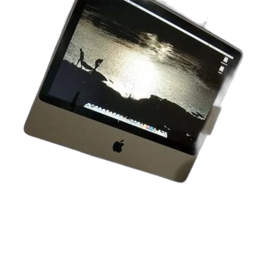 robot, 3d render, photorealistic, underwater, sunset, beach, sleek, apple transparent PNG cut-out