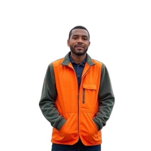 jacket, staff, face, home transparent PNG cut-out