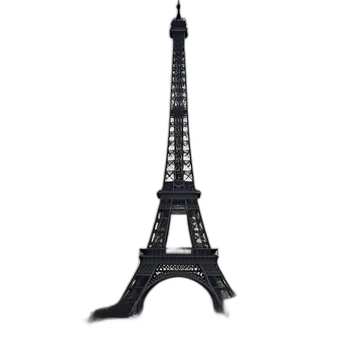 weapon, building, staff, umbrella, 3d render, photorealistic, concept art, eiffel transparent PNG cut-out