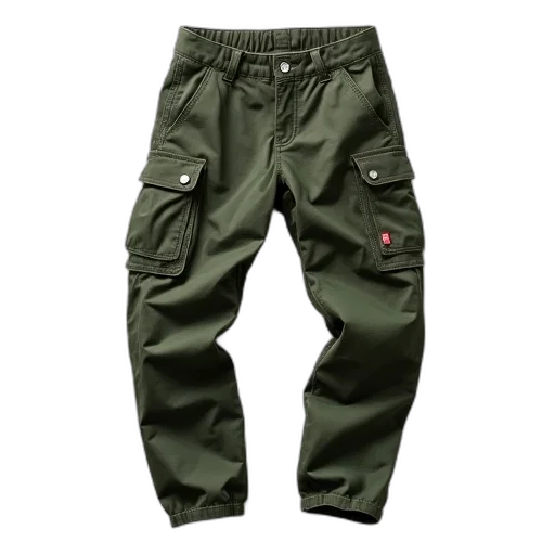 jacket, green, earth tones, pair, dark, cargo, pants, multiple transparent PNG cut-out