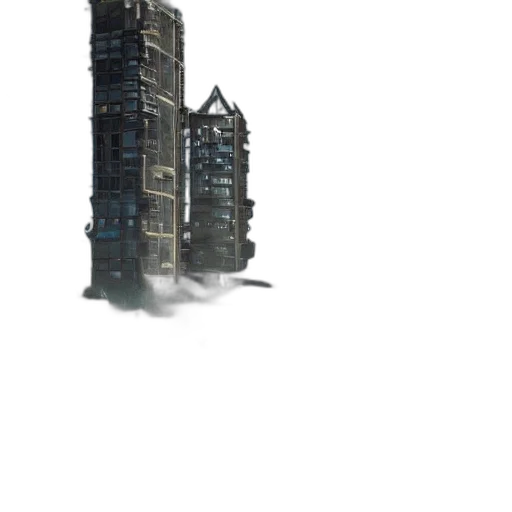 building, robot, weapon, staff transparent PNG cut-out