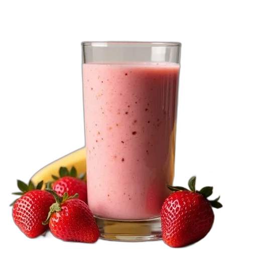 food, photorealistic, glass, strawberry transparent PNG cut-out