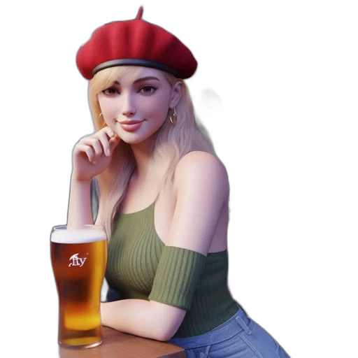 hat, dress, jacket, pixel art, photorealistic, fantasy art, oil painting, image transparent PNG cut-out