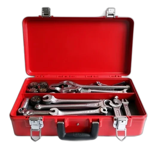 staff, weapon, jewelry, red, toolbox, open, revealing, two transparent PNG cut-out
