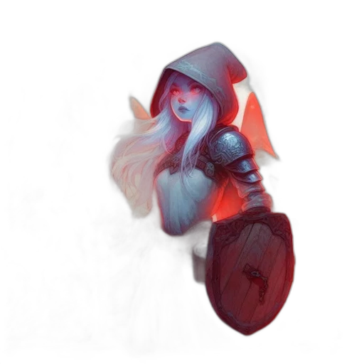 hat, creature, staff, mask, concept art, fantasy art, pixel art, 3d render transparent PNG cut-out