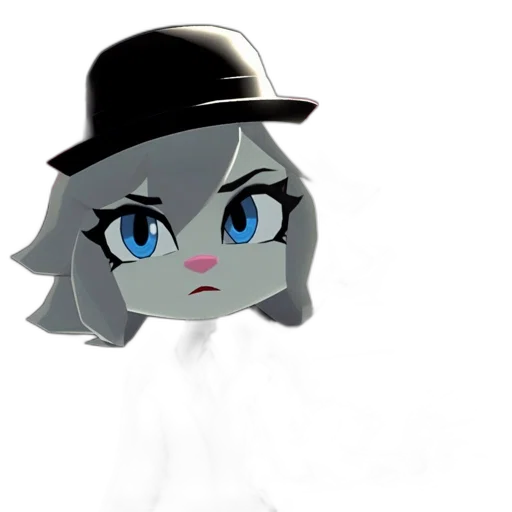 hat, staff, mask, robot, cartoon, anime, 3d render, concept art transparent PNG cut-out