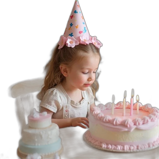 hat, crown, photorealistic, 3d render, pastel, birthday, traditions, kids transparent PNG cut-out