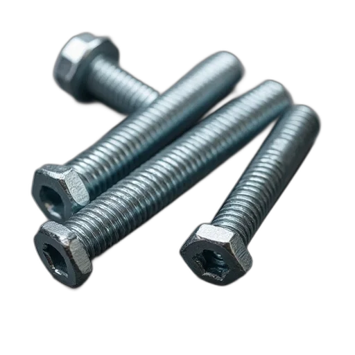 jewelry, weapon, heavy, steel, threaded, screw, bolts, galvaniized transparent PNG cut-out