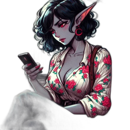 dress, staff, dragon, creature, fantasy art, concept art, vaporwave, watercolor transparent PNG cut-out