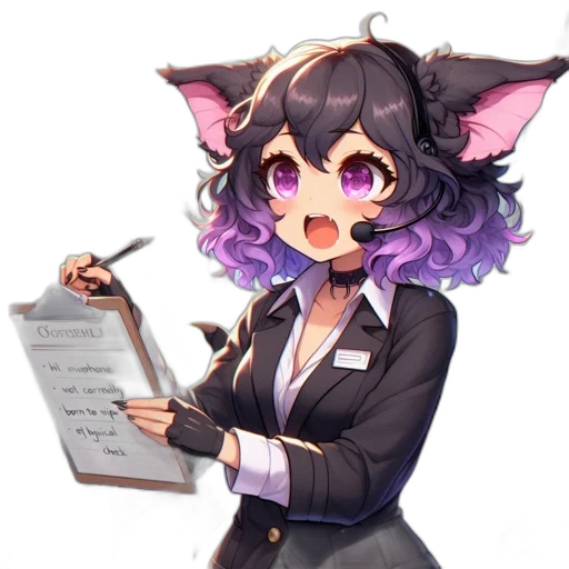 staff, animal, creature, weapon, anime, concept art, fantasy art, cartoon transparent PNG cut-out