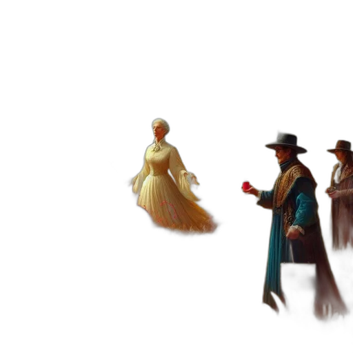 hat, dress, crown, mask, concept art, pixel art, 3d render, fantasy art transparent PNG cut-out