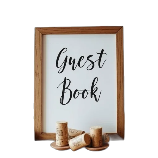 guest, book, sign, next transparent PNG cut-out