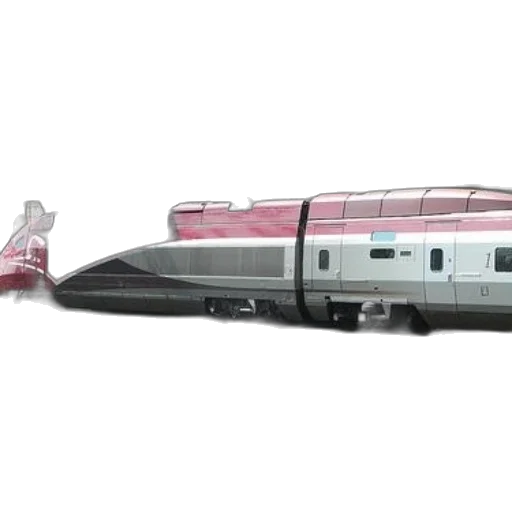 weapon, 3d render, concept art, photorealistic, sleek, modern, train, red transparent PNG cut-out