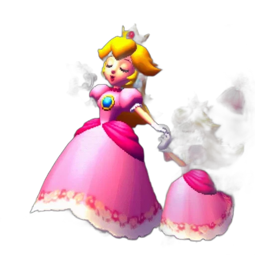 dress, crown, staff, weapon, concept art, 3d render, pixel art, vaporwave transparent PNG cut-out