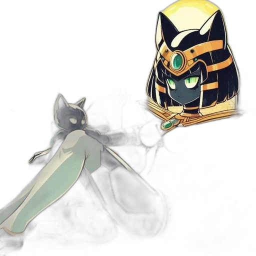 jewelry, sword, weapon, mask, concept art, fantasy art, anime, 3d render transparent PNG cut-out