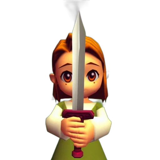sword, staff, weapon, face, 3d render, concept art, pixel art, fantasy art transparent PNG cut-out