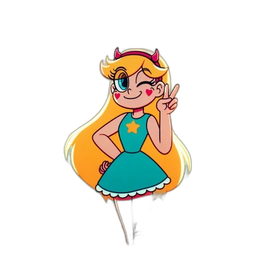 dress, staff, crown, jewelry, pixel art, cartoon, concept art, 3d render transparent PNG cut-out