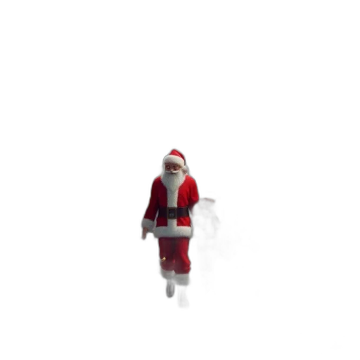 robot, creature, 3d render, pixel art, concept art, prison-like, corridor, santa transparent PNG cut-out