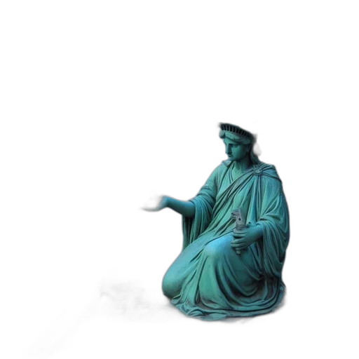 dress, bottle, staff, furniture, 3d render, concept art, vaporwave, photorealistic transparent PNG cut-out