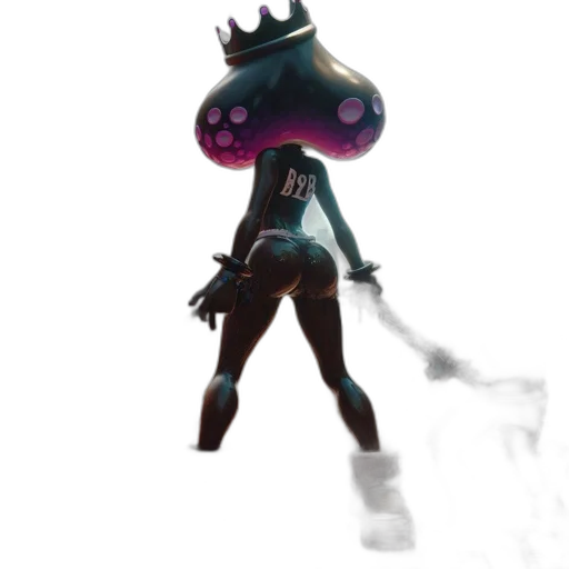 staff, weapon, robot, crown, concept art, 3d render, fantasy art, pixel art transparent PNG cut-out