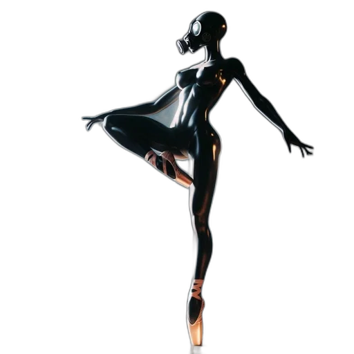dress, robot, concept art, 3d render, photorealistic, fantasy art, dark, figure transparent PNG cut-out