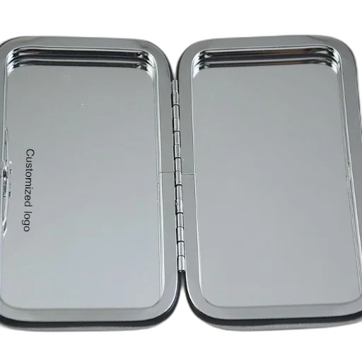 3d render, metallic, rectangular, object, hinge, middle, labeled, customized transparent PNG cut-out
